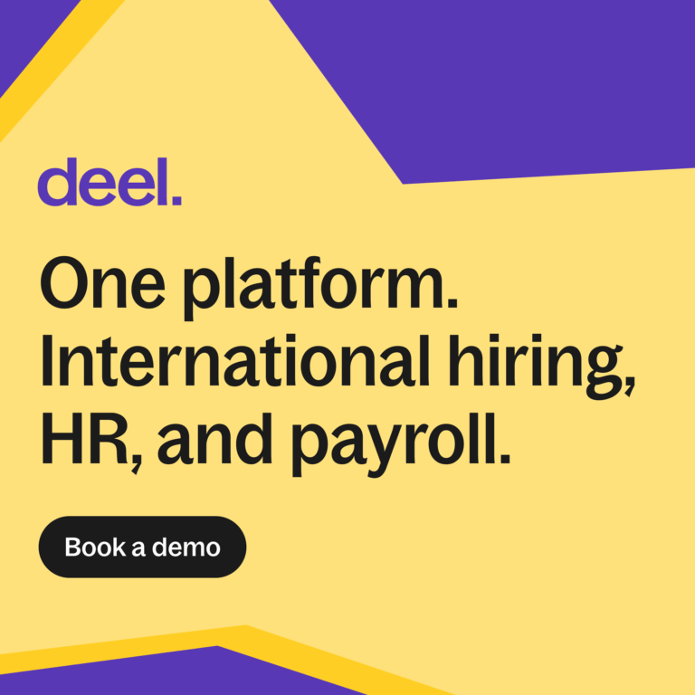 deel global hring & payroll platform