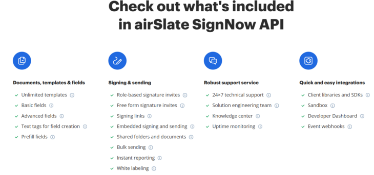 signnow api features