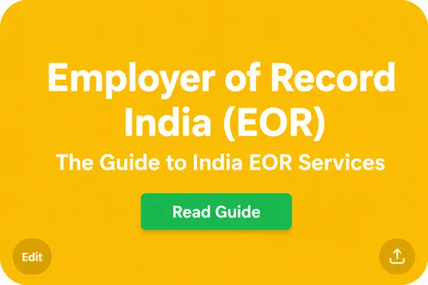 employer of record india services. EOR india guide