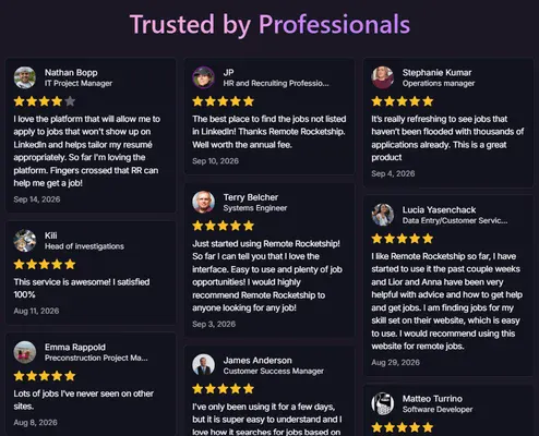 remoterocketship reviews by user